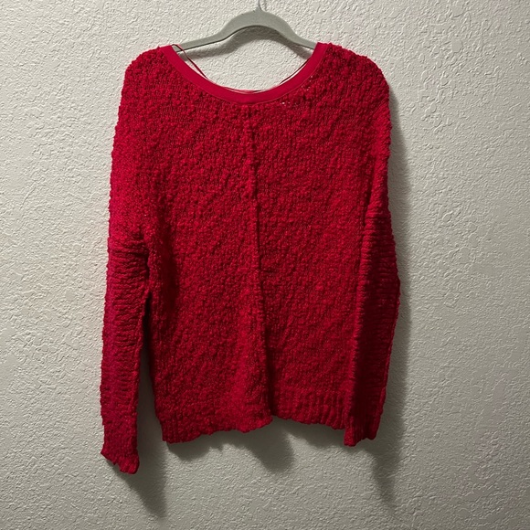 Free People Fuchsia Songbird Sweater - Picture 3 of 6